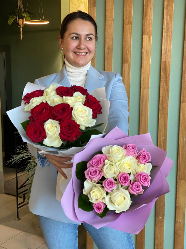 Ароматные российские розы 50 см