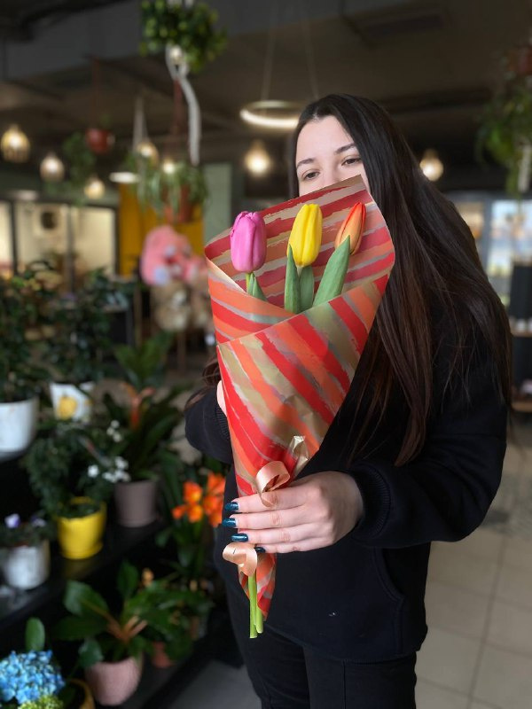 тюльпаны (букет микс)