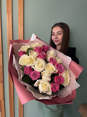 21 роза микс