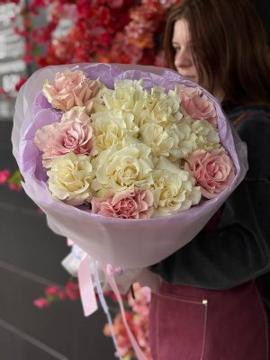 13 французских роз микс