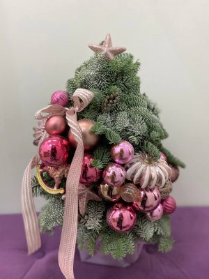 Елка из нобилиса "Зимние просторы"